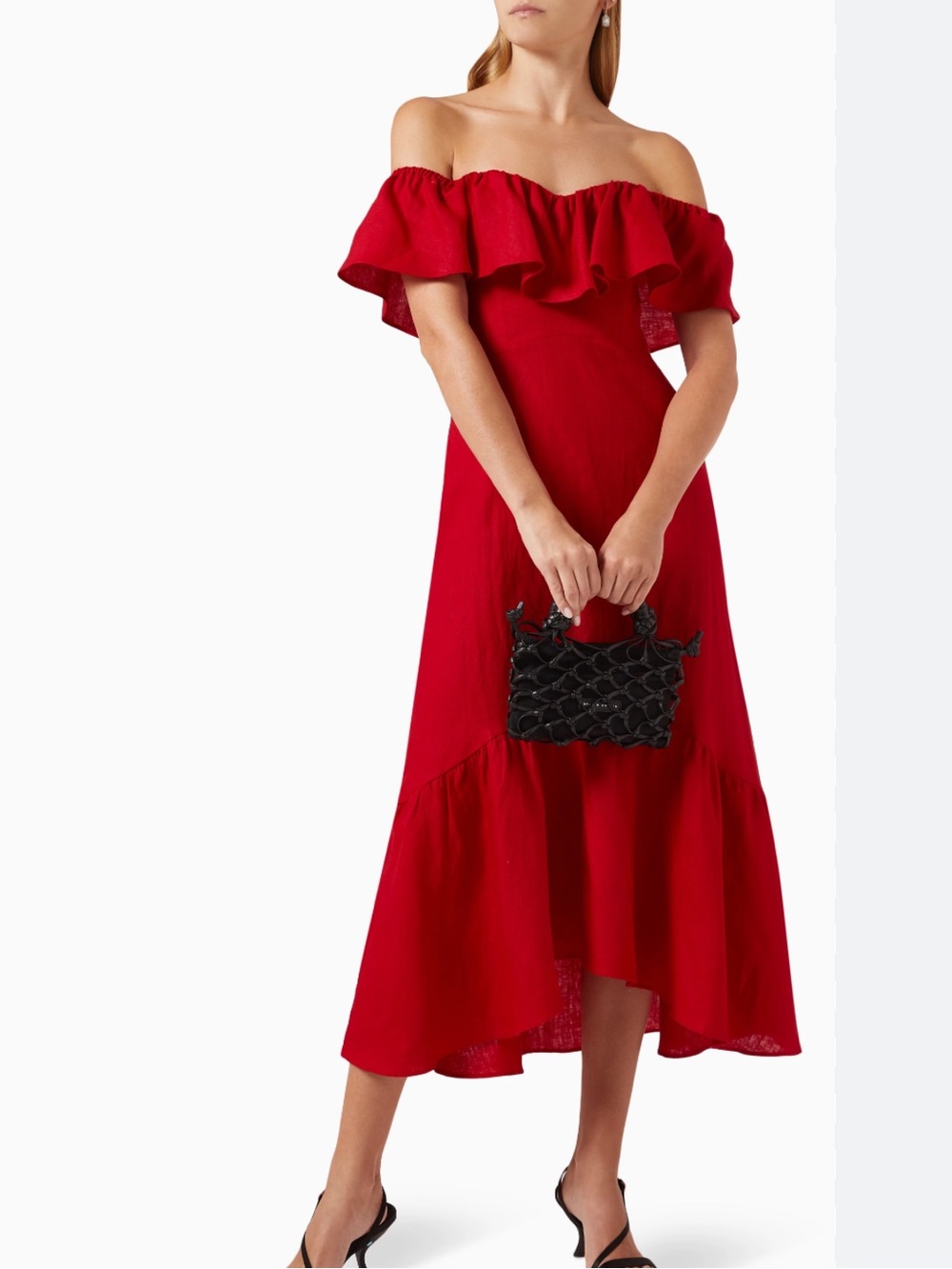 Reformation Baela Linen Dress
